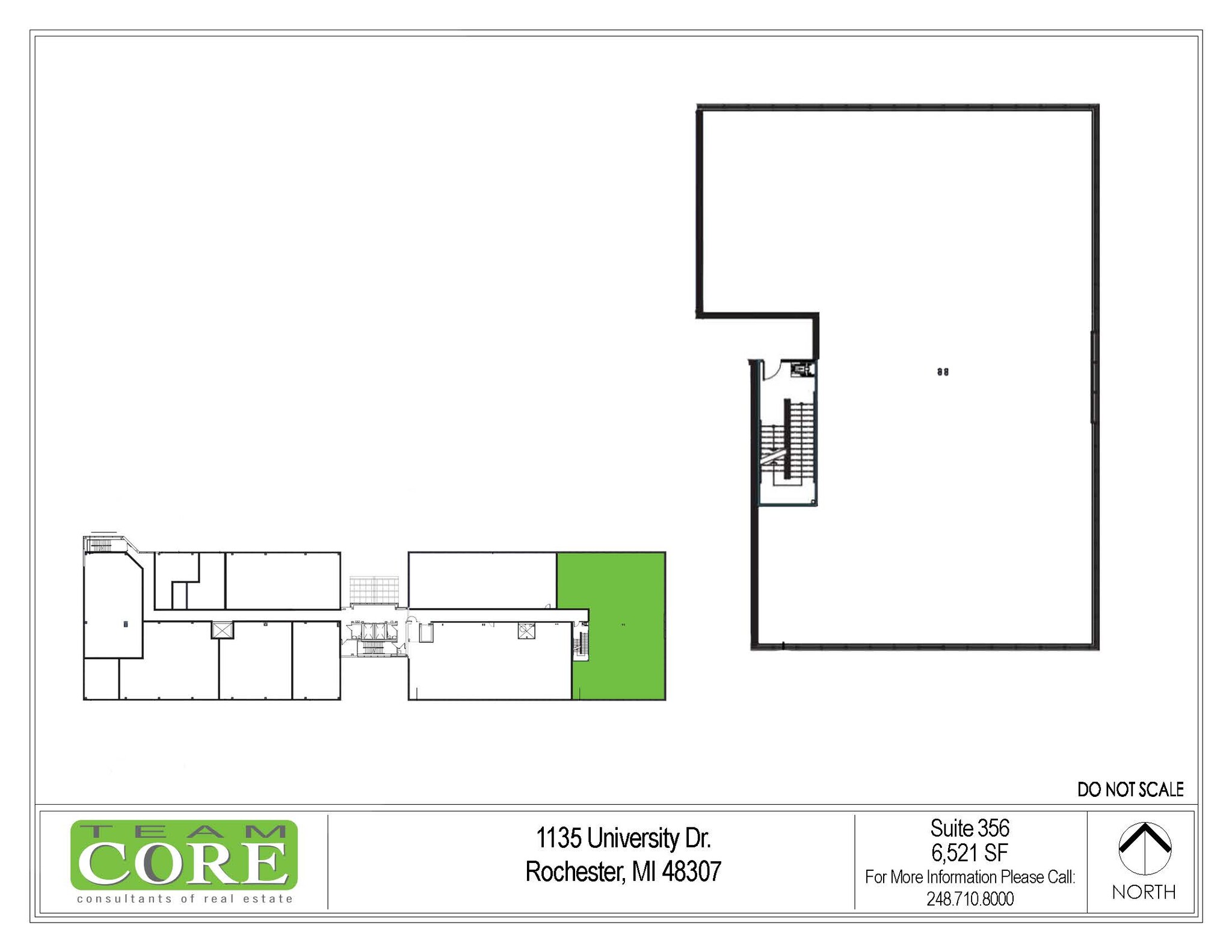 1135 W University Dr, Rochester Hills, MI for lease Floor Plan- Image 1 of 1