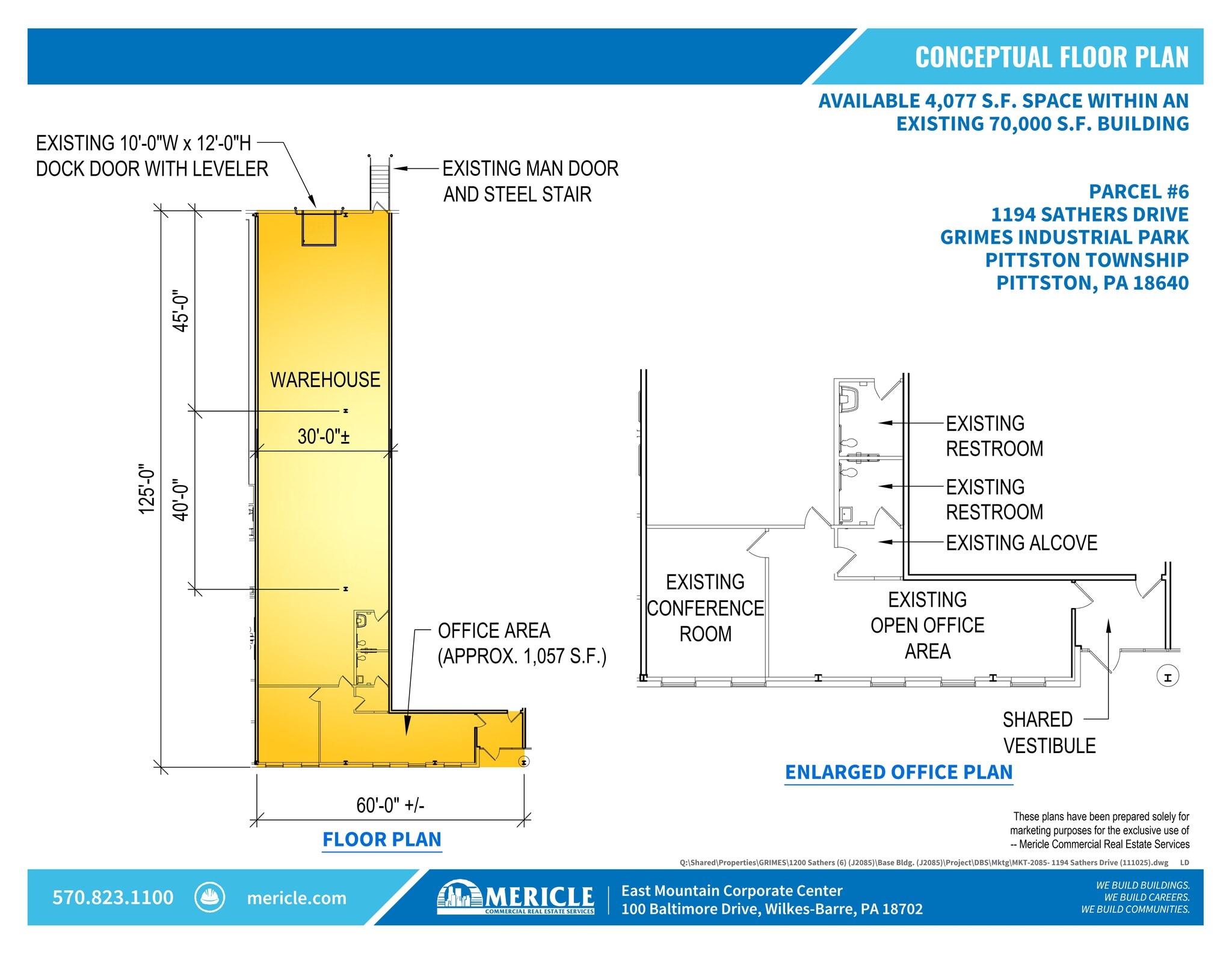 1200 Sathers Dr, Pittston, PA for lease Site Plan- Image 1 of 4