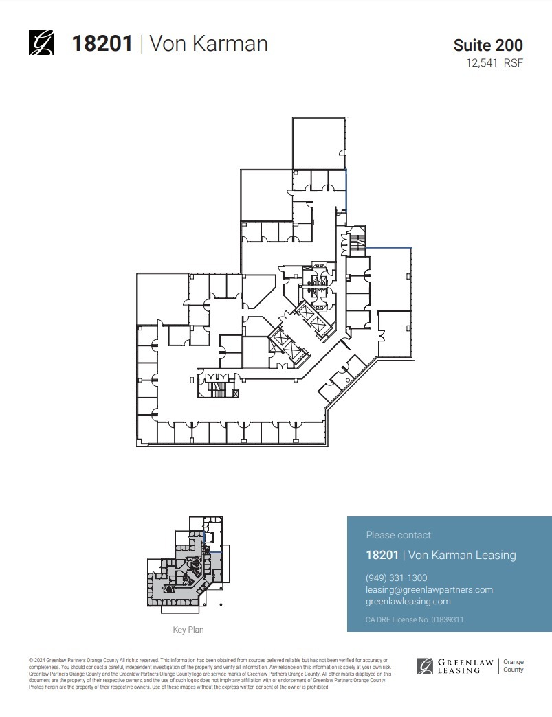 18301 Von Karman Ave, Irvine, CA for lease Floor Plan- Image 1 of 1