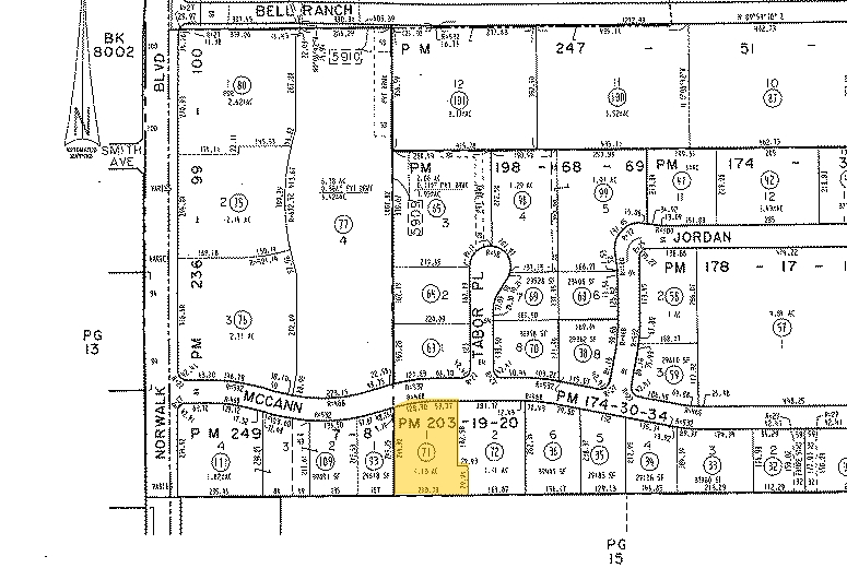 12304 McCann Dr, Santa Fe Springs, CA for lease - Plat Map - Image 3 of 3