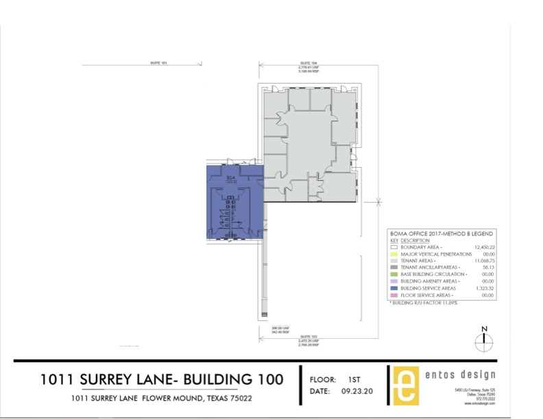 1011 Surrey Ln, Flower Mound, TX for lease Floor Plan- Image 1 of 1