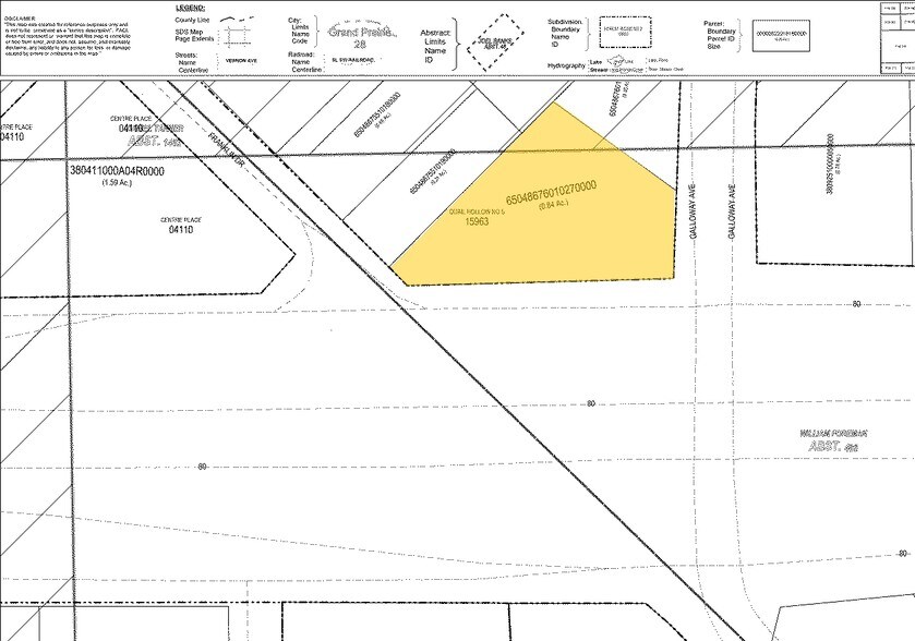 1101 US Highway 80 E, Mesquite, TX for sale - Plat Map - Image 1 of 1