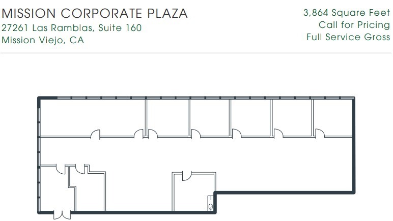 27261 Las Ramblas, Mission Viejo, CA for lease Floor Plan- Image 1 of 1