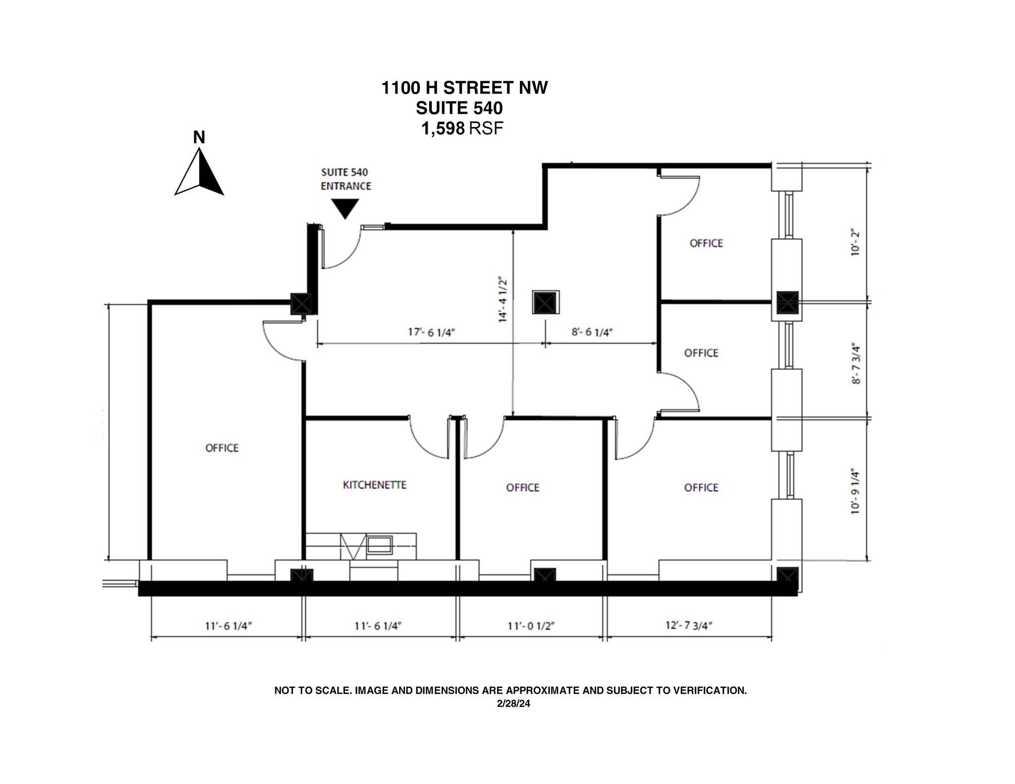 1100 H St NW, Washington, DC for lease Site Plan- Image 1 of 6