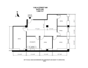 1100 H St NW, Washington, DC for lease Site Plan- Image 1 of 6