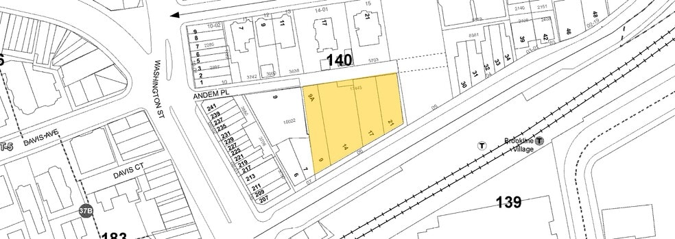 9-21 Station St, Brookline, MA for lease - Plat Map - Image 2 of 20