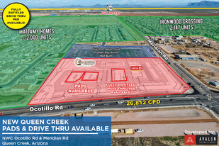 NWC Ocotillo & Meridian, Queen Creek AZ - Drive Through Restaurant