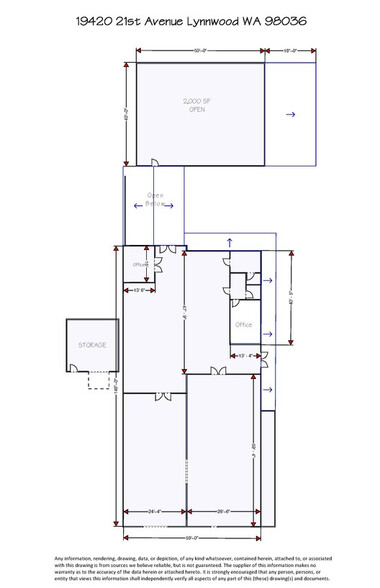 19420 21st Ave W, Lynnwood, WA for sale - Floor Plan - Image 2 of 2