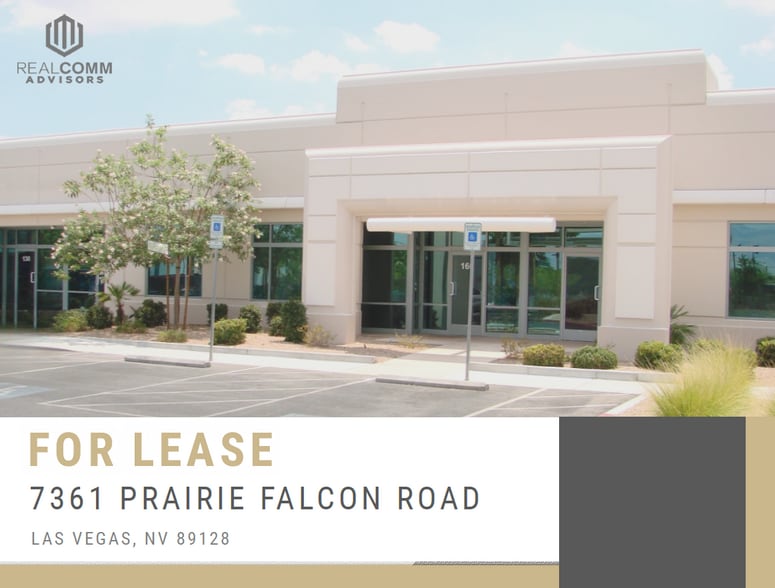 7361 Prairie Falcon Rd, Las Vegas, NV for lease - Building Photo - Image 1 of 6