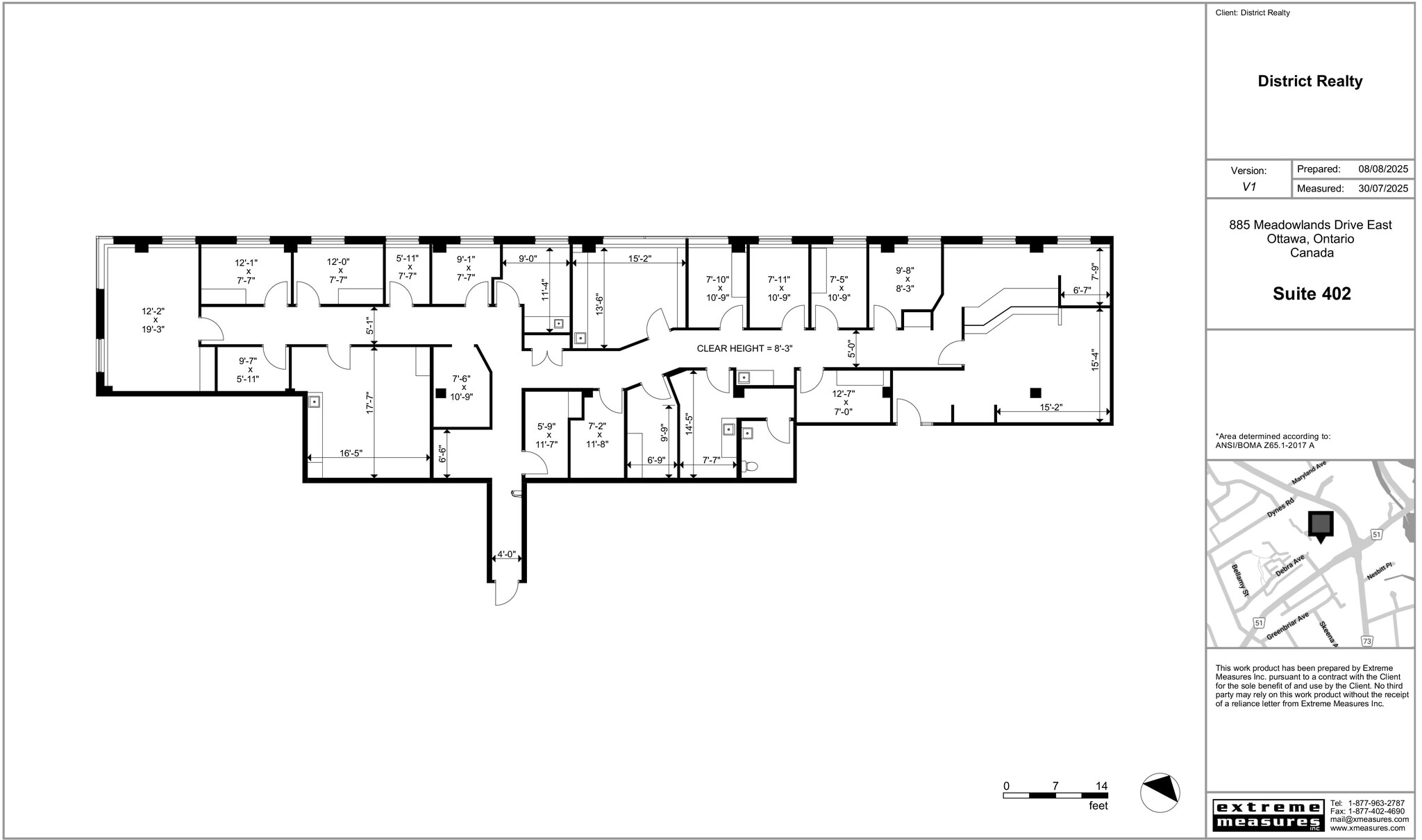 885 Meadowlands Dr, Ottawa, ON for lease Floor Plan- Image 1 of 28