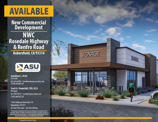 More details for NWC Rosedale and Renfro Hwy, Bakersfield, CA - Retail for Sale