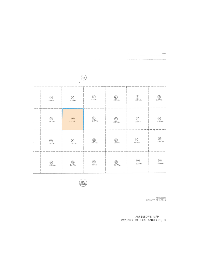 avenue O, Palmdale, CA for sale Plat Map- Image 1 of 2