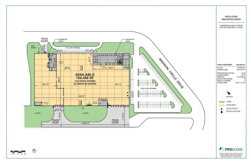55 Madison Circle Dr, East Rutherford, NJ for lease - Site Plan - Image 2 of 2