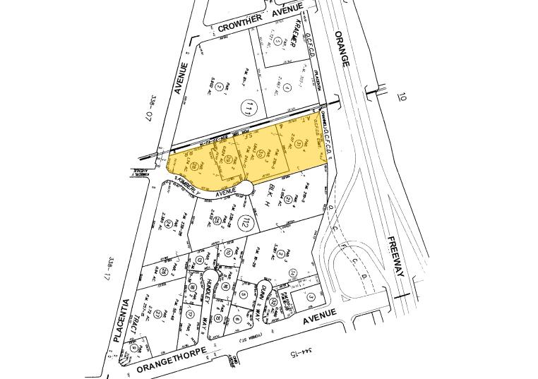 721-781 Kimberly Ave, Placentia, CA for lease - Plat Map - Image 2 of 9