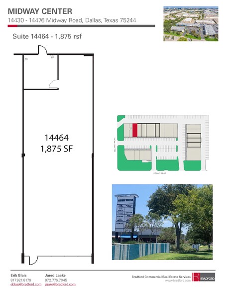 14430 Midway Rd, Farmers Branch, TX for lease - Floor Plan - Image 2 of 14