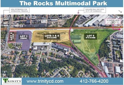 Angelina & Intermodal Way St, Mckees Rocks, PA for sale - Site Plan - Image 2 of 5