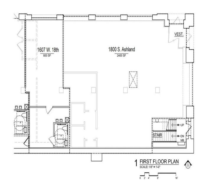 1800 S Ashland Ave, Chicago, IL for lease Floor Plan- Image 1 of 5