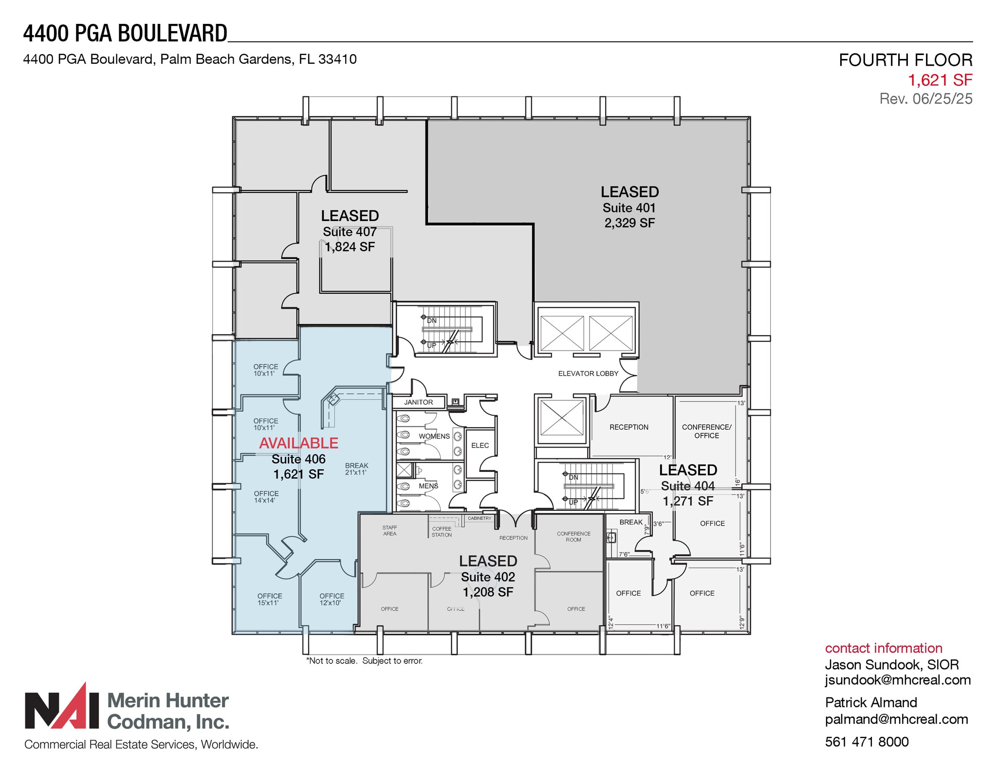 4400 Pga Blvd, Palm Beach Gardens, FL for lease Floor Plan- Image 1 of 2