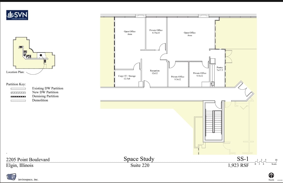 2205 Point Blvd, Elgin, IL for lease Floor Plan- Image 1 of 2