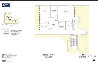 2205 Point Blvd, Elgin, IL for lease Floor Plan- Image 1 of 2