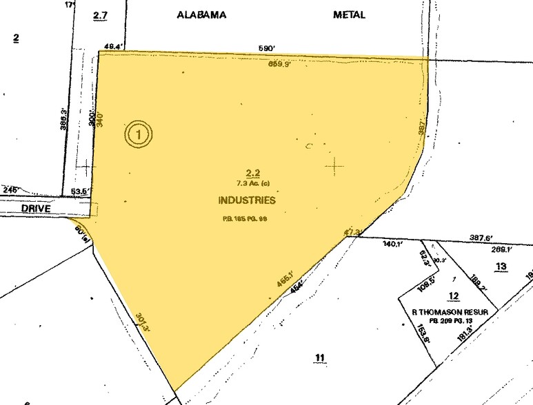 511 Vulcan Dr, Irondale, AL for sale - Plat Map - Image 3 of 9