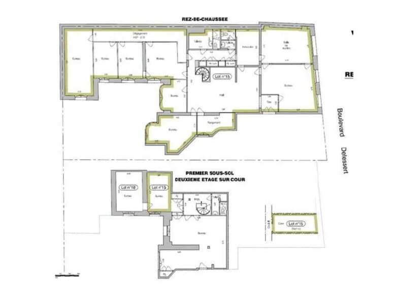 19 Boulevard Delessert, Paris for lease - Floor Plan - Image 2 of 4
