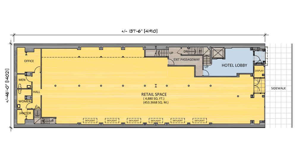 151-161 Powell St, San Francisco, CA for lease Floor Plan- Image 1 of 1