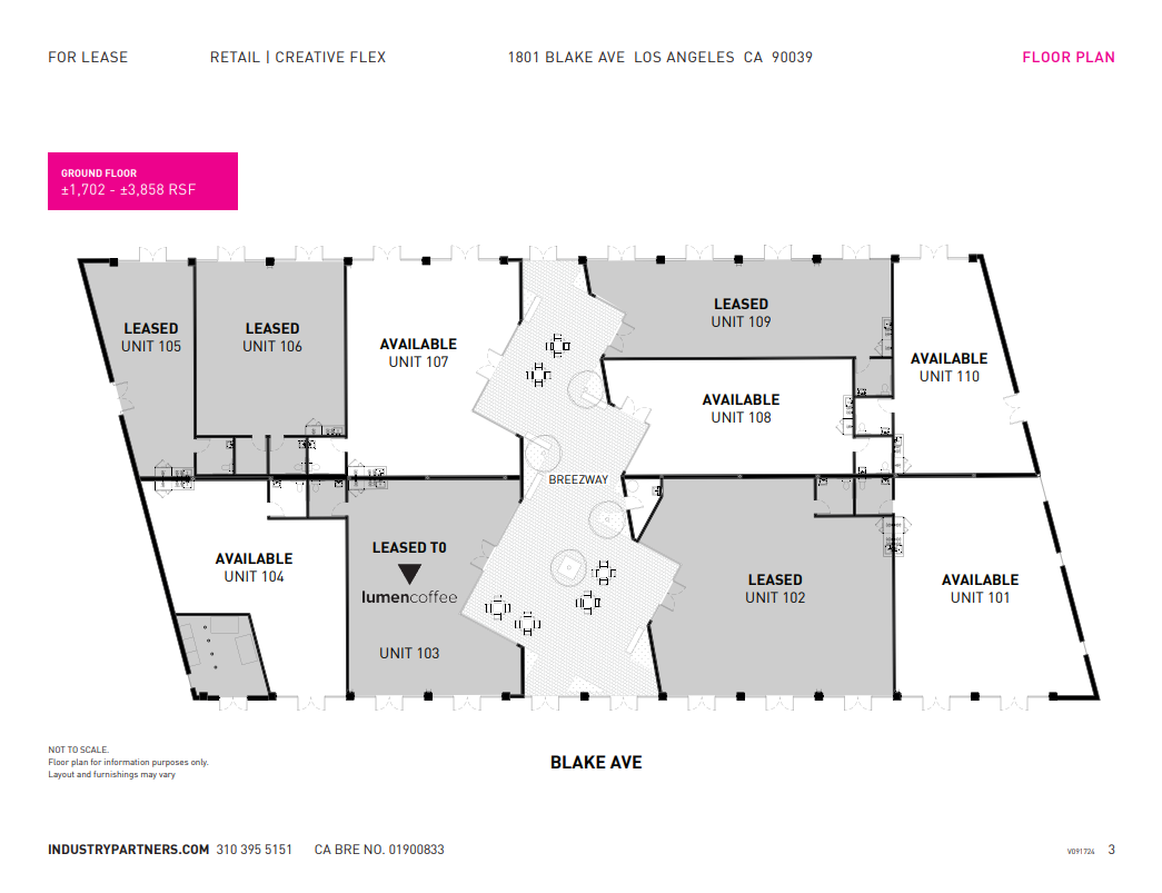 1801 Blake Ave, Los Angeles, CA for lease Floor Plan- Image 1 of 1