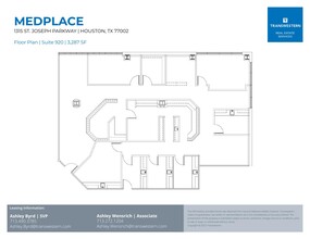 1315 St Joseph Pky, Houston, TX for lease Floor Plan- Image 1 of 2