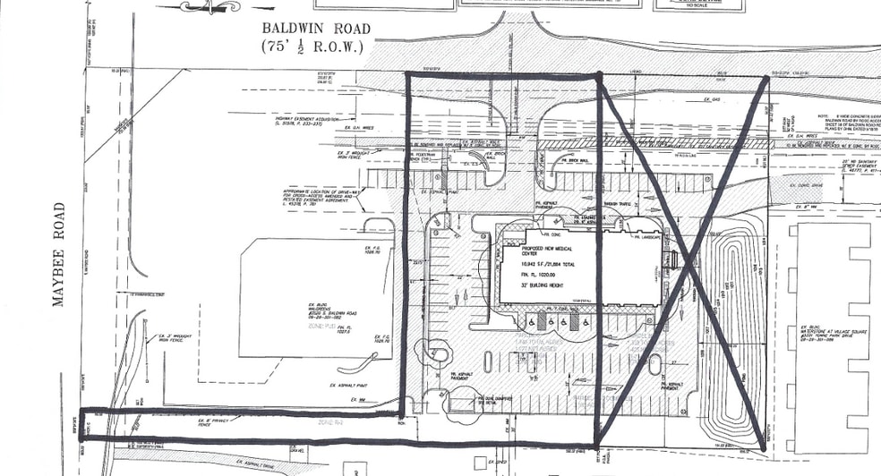 3590 S Baldwin Rd, Orion Township, MI for sale - Site Plan - Image 1 of 1