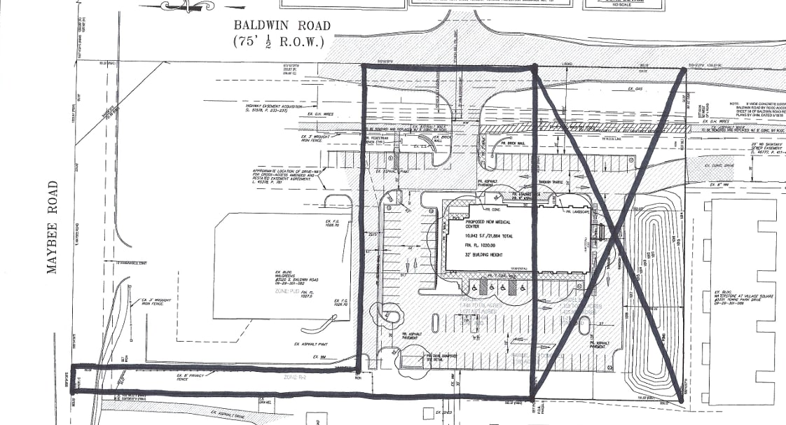 3590 S Baldwin Rd, Orion Township, MI for sale Site Plan- Image 1 of 2
