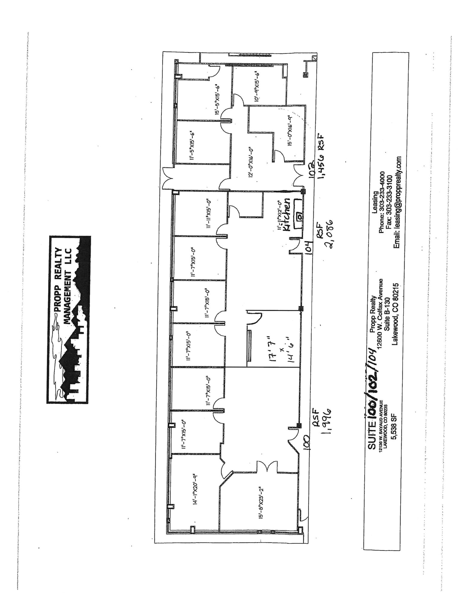 12136 W Bayaud Ave, Lakewood, CO for lease Site Plan- Image 1 of 1