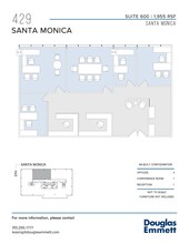 429 Santa Monica Blvd, Santa Monica, CA for lease Floor Plan- Image 1 of 1