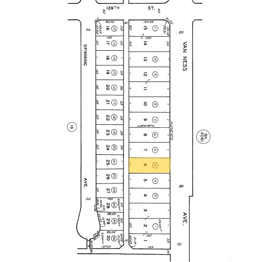 14015 Van Ness Ave, Gardena, CA for sale - Plat Map - Image 2 of 12