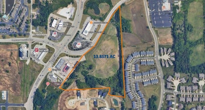 9550 Veterans Memorial Pky, O'Fallon, MO - AERIAL map view