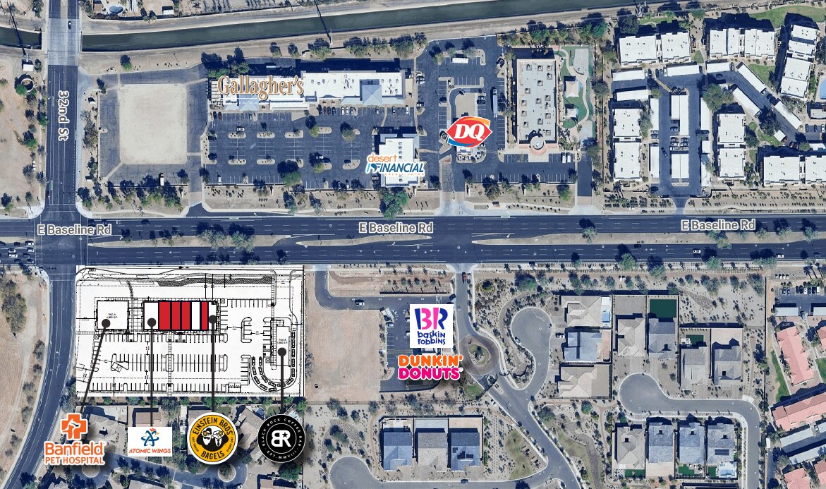 32nd St & Baseline Rd, Phoenix, AZ for lease Building Photo- Image 1 of 9