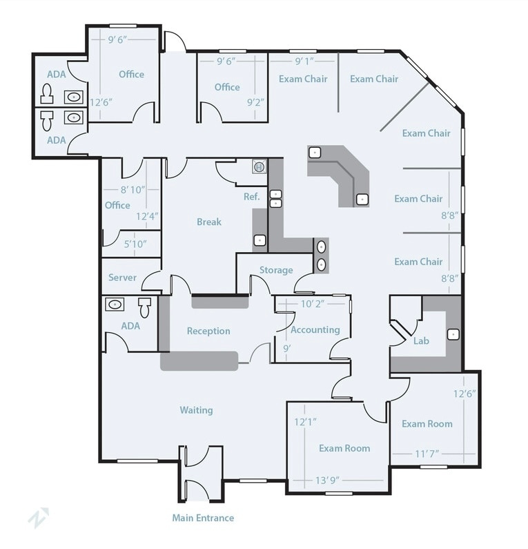 6102 82nd St, Lubbock, TX for lease Floor Plan- Image 1 of 1