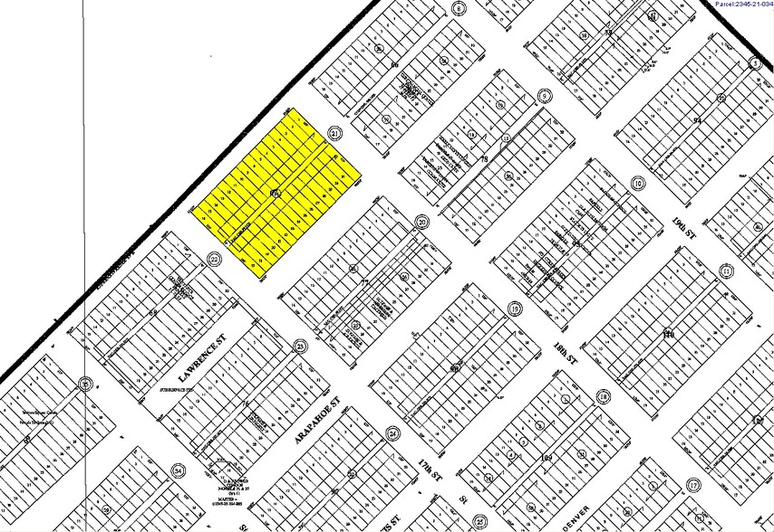 1225 17th St, Denver, CO for lease - Plat Map - Image 2 of 4