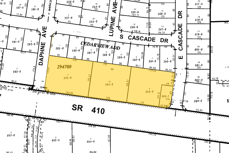 20800-20980 WA-410 E, Bonney Lake, WA for sale - Plat Map - Image 1 of 1