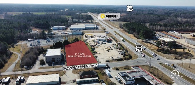 Powhatan Rd, Clayton, NC for sale - Building Photo - Image 2 of 2