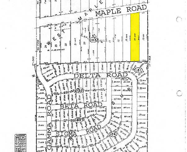 1374 E West Maple Dr, Walled Lake, MI for sale - Plat Map - Image 2 of 4