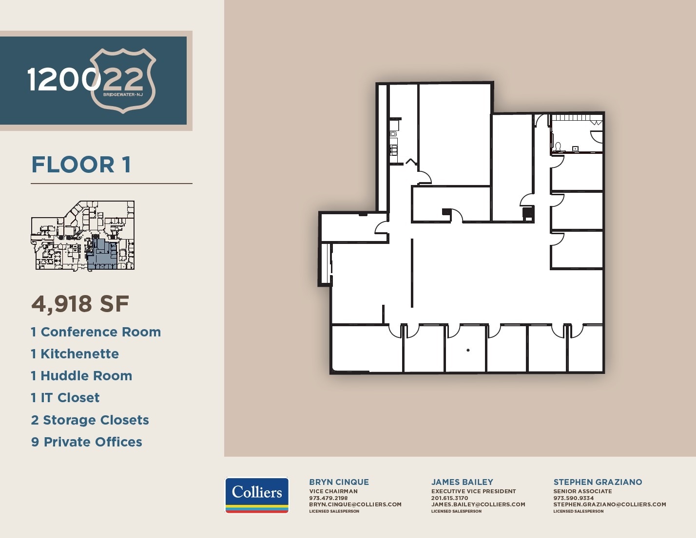 1200 Route 22 E, Bridgewater, NJ for lease Floor Plan- Image 1 of 1