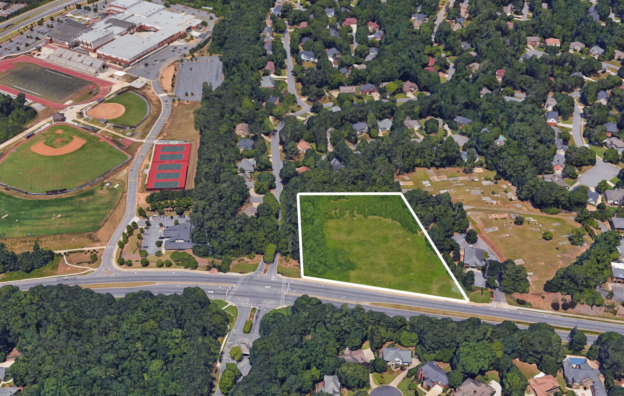 Medlock Bridge Rd, Duluth, GA for sale Aerial- Image 1 of 1