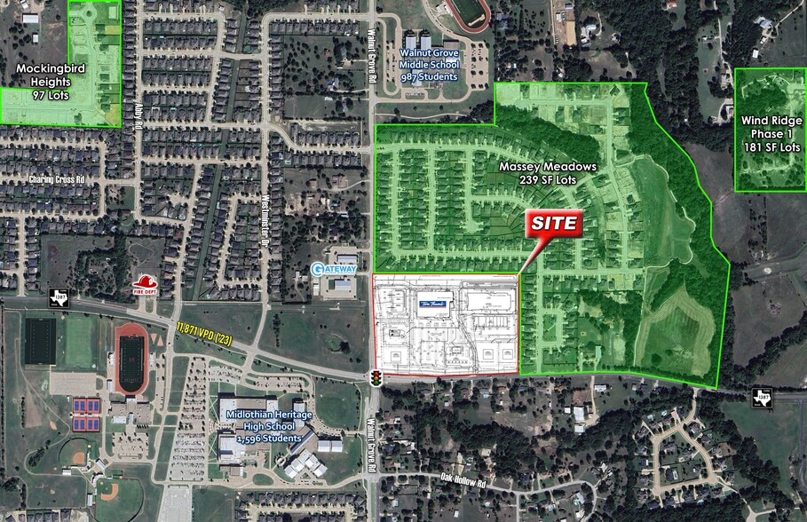 NEC FM 1387 & Walnut Grove Rd, Midlothian, TX for lease - Building Photo - Image 2 of 5