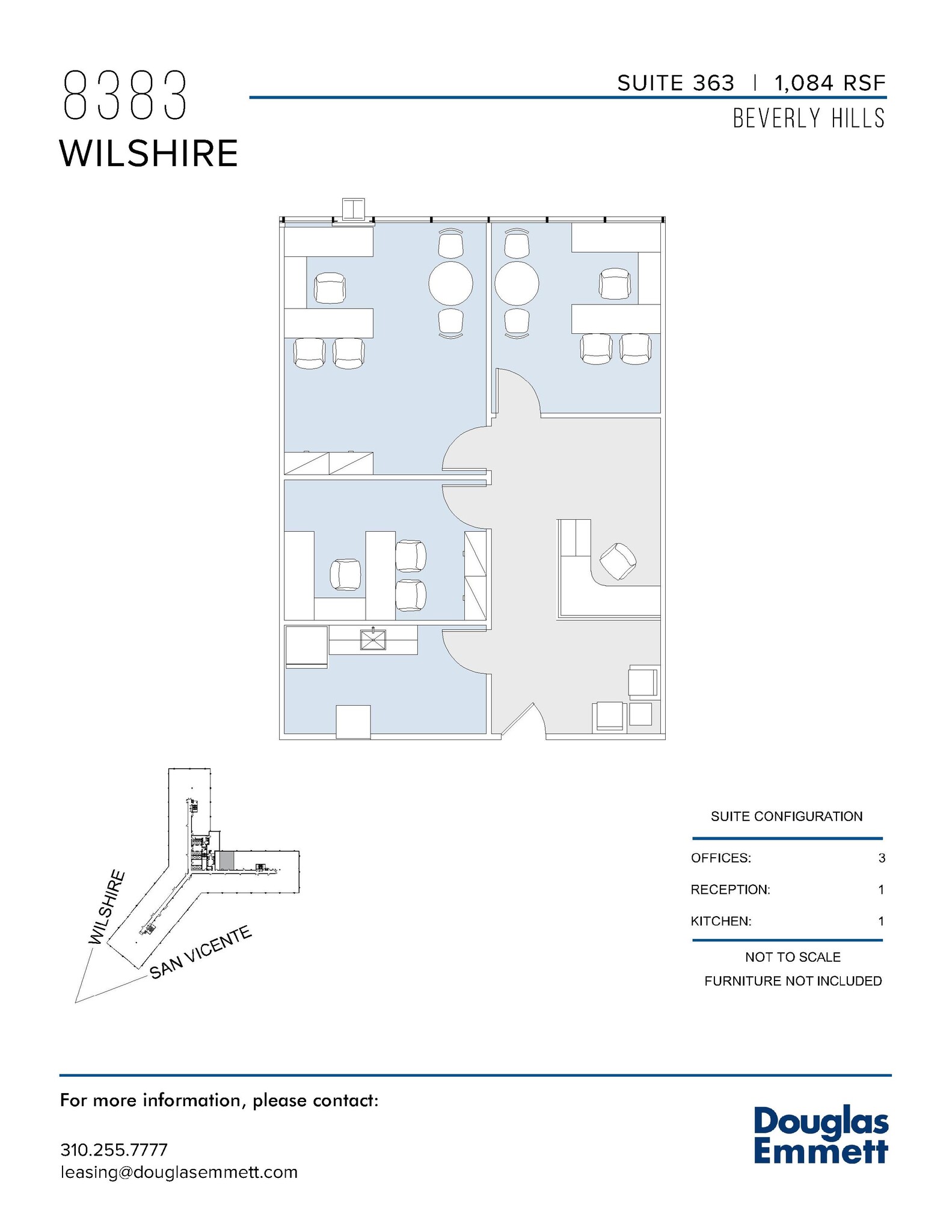 8383 Wilshire Blvd, Beverly Hills, CA for lease Floor Plan- Image 1 of 1