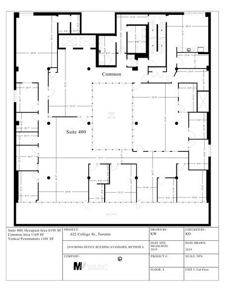 622 College St, Toronto, ON for lease - Site Plan - Image 1 of 6