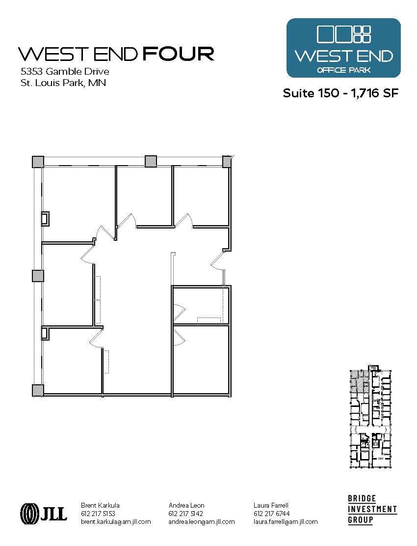 1665 Utica Ave S, Saint Louis Park, MN for lease Floor Plan- Image 1 of 1