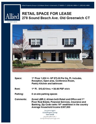 More details for 272-278 Sound Beach Ave, Old Greenwich, CT - Retail for Lease