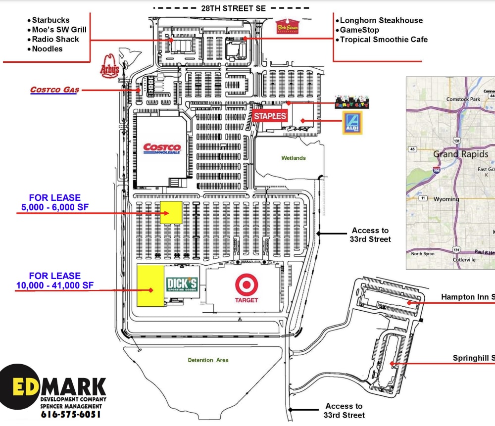 5100-5122 28th St, Grand Rapids, MI for lease Site Plan- Image 1 of 1