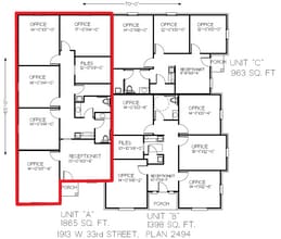 1907 W 33rd, Edmond, OK for lease Floor Plan- Image 1 of 1